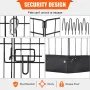 Dog Playpen, 8 paneler sammenfoldelig metalhundøvelse med