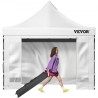 10 x 10 FT Pop Up Canopy Tent, Outdoor Patio Gazebo Tent with Removable Sidewalls and Wheeled Bag, UV Resistant Waterproof