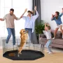 Dog Playpen, 8 paneler sammenfoldelig metalhundøvelse med