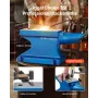 Single Horn Anvil 55Lbs, Cast Iron Anvil Blacksmith Withstands Heavy Blows,Anvil Rugged Round Horn Anvil Blacksmith Jewelers Met