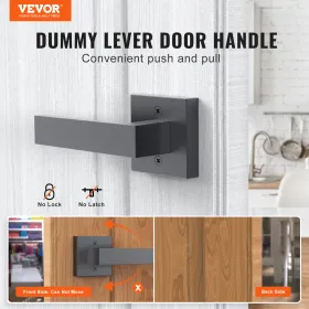 Dummy dørhåndtag, 1 pc