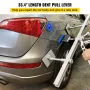 Car Dent Puller Kit, 85CM Dent Pull Lever 6 Claw Hook Accessories, Paintless Dent Removal Kit Dent Pull Lever Bar Kit for Auto B