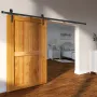 10ft glidende stalddør hardware-kit, 330 kg indlæsning af tunge