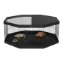 Dog Playpen, 8 paneler sammenfoldelig metalhundøvelsespen med