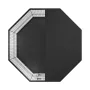 Dog Playpen, 8 Panels Foldable Metal Dog Exercise Pen with Top Cover and Bottom Pad, 61 cm H Pet Fence Puppy Crate Kennel, Indoo