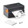 Termisk etiketprinter, 300dpi til 4x6 mailingpakker, Bluetooth & automatisk etiketgenkendelse, support