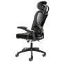 Office Chair with Adjustable Lumbar Support, High Back Ergonomic Desk Chair with Adjustable Headrest, 2D Armrest, Ergonomic Offi