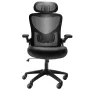 Office Chair with Adjustable Lumbar Support, High Back Ergonomic Desk Chair with Adjustable Headrest, 2D Armrest, Ergonomic Offi