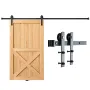 8ft glidende stalddør hardware-kit, 330 kg indlæsning af tunge