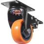 Caster Wheels, 3-tommer drejepladehylder, sæt med 4, med