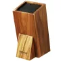 Universal Knife Holder, Acacia Wood Knife Block uden knive