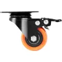 Caster Wheels, 2-tommer drejepladehylder, sæt med 4, med
