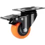 Caster Wheels, 2-tommer drejepladehylder, sæt med 4, med