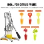 Citrus Juice Press, Hand Press Orange Juicer Press, Commercial Grade Manual Citrus Juicer Lemon Squeezer, Easy-to-Clean Fruit Pr