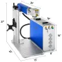 30W Fiber Laser Marking Machine Separated Type 150x150 mm Laser Focus