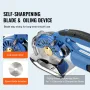 Fabric Cutter, 5-Speed Cordless Electric Rotary Fabric Cutting Machine, 1.1" Cutting Thickness, Octagonal Knife, with Replacemen
