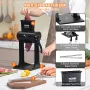 Commercial Meat Tenderizer, Heavy Duty Stainless Steel Meat Tenderizer Machine, Quick and Easy Manual Operation Kitchen Tool, 14