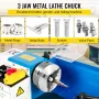 K11-160 6 tommer 3 kæbe Lathe Chuck Self Centering Harden Steel