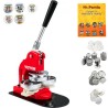 Button Maker Machine, 58 mm (2.25 inch) Badge Punch Press Kit, Children DIY Gifts Pin Maker, Button Making Supplies with 500pcs