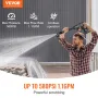 Cordless Pressure Washer, 580-PSI 1.1 GPM Portable Power Cleaner, Handheld High-Pressure Car Washer Gun with 4.0Ah Battery, Char