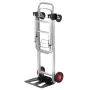 Aluminum Hand Truck, 2 in 1, 181.4 kg Load Capacity, Heavy Duty Industrial Convertible Folding Hand Truck and Dolly, Utility Car