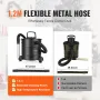 Ash Vacuum Cleaner, 20 L with 1200W Powerful Suction, Ash Vac Collector with 1.2 M Flexible Hose & Wheels, for Fireplaces, Pelle