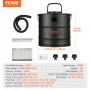 Ash støvsuger, 20 l med 1200W kraftfuld suge, Ash Vac Collector