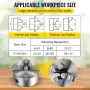 K12-125 125mm 5 tommer 4 kæbe Lathe Chuck Reversible Self