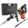 Nedrivning Jack Hammer Concrete Breaker 1600W Electric Hammer 2 mejselbit