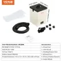 150w lodde røg Extractor 3-trins filtre 332 mâ³/h stærk sugning