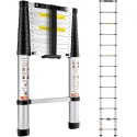 Telescoping Ladder Aluminium Extension Trin 12,5 ft Multi-purpose bærbar