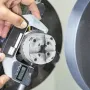 KP96 Lathe Chuck, 4-Jaw 9.5 cm Diameter, Metal Lathe Chuck Turning Machine Accessories, Self-centering Tool, for Lathe, Precisio