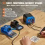 Wood Burning Kit, 250~700°C Adjustable Temperature with Display, Dual Output Port with 2 Pyrography Pens, 23 Wire Nibs, 5 Solid-