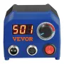 Wood Burning Kit, 250~700°C Adjustable Temperature with Display, Dual Output Port with 2 Pyrography Pens, 23 Wire Nibs, 5 Solid-