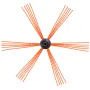 9 m Chimney Sweep Kit, w/ 9 Reinforced Nylon Flexible Rods, Ergonomic Chimney Cleaning Brush, 360-Degree Brush Chimney Cleaner, 