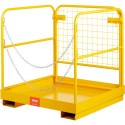 Forklift Safety Cage Work Platform 36X36in 1200lbs Foldable for Aerial Job