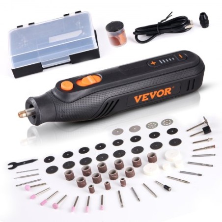 Rotary Tool Kit Variable Speed ​​Rotary Tool 118pcs til slibning, slibning