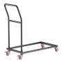 Folding Chair Rack Cart for 25 Chairs of 300 LBS L-shape Vertical