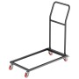Folding Chair Rack Cart for 25 Chairs of 300 LBS L-shape Vertical