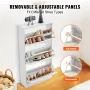 Shoe Cabinet with 3 Flip Drawers, Shoe Storage Cabinet for Entryway, Free Standing Shoe Storage Organizer with Side Hooks for He