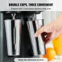 Milkshake Maker Mixer Machine Double Head rustfrit stål drikke