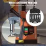 Annular Cutter Set, 6 pcs Weldon Shank Mag Drill Bits, 2.5 cm Cutting Depth, 1.27 to 1-2.7 cm Cutting Diameter, M2AL High-Speed 