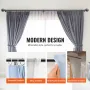 Dobbeltstanggardinstænger, 36-72 inches (3-6ft) justerbar