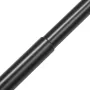 Double Rod Curtain Rods, 36-72 inches(3-6ft) Adjustable Length, Black Double Curtain Rods with Round Finials, 1" and 3/4"