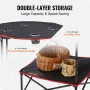 Foldning af campingbord, udendørs bærbare sideborde, let fold