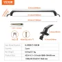 Universal Roof Rack Cross Bars, Aluminum Roof Rack Crossbars, Fit Roof without Side Rail, 70.3 kg Load Capacity, Adjustable Bare