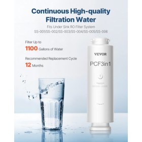 PCF Composite Filter Replace for SS-001/003/005 Under Sink Water Filter