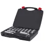 Annular Cutter Set, 13 pcs Weldon Shank Mag Drill Bits, 5.1 cm Cutting Depth, 1.1 to 1-2.7 cm Cutting Diameter, M2AL HSS, with 2