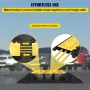 3 Channel Rubber Cable Protector Ramp 94.5x50x8 cm Heavy Duty Cable Wire Cord Cover Ramp Speed Bump Driveway Hose Cable Ramp Pro