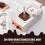 Chokolade Tempering Machine Chocolate Melting Pot 9 lbs 2 Tanks